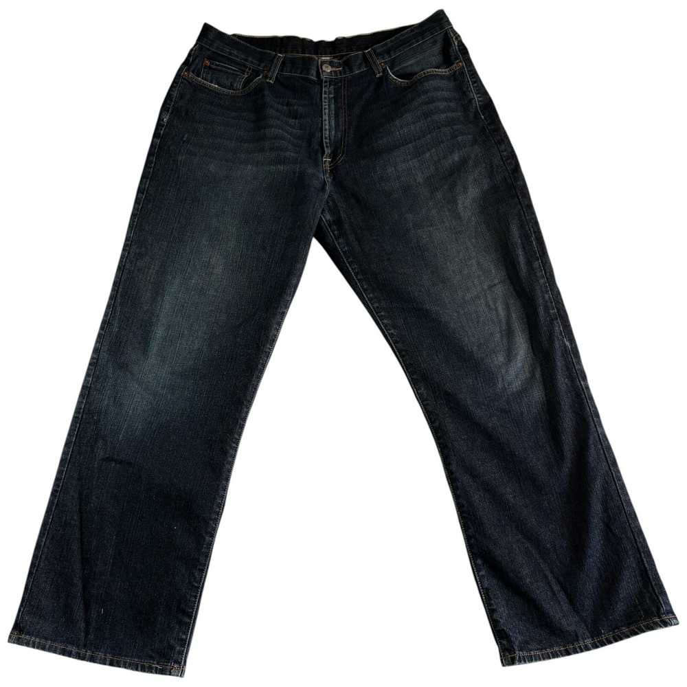 Lucky Brand Dungarees Classic Fit Jeans Mens 36 Blue Denim Straight Leg Outdoor